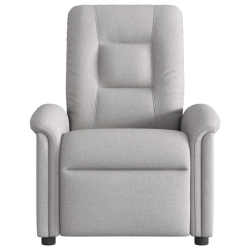 Elektryczny fotel rozkładany Cloud Grey Fabric