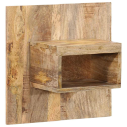 Szafka nocna, 50x27x50 cm, surowe drewno mango