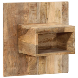 Szafka nocna, 50x27x50 cm, surowe drewno mango