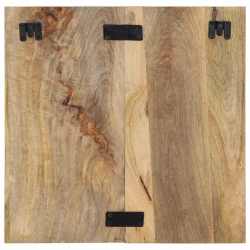Szafka nocna, 50x27x50 cm, surowe drewno mango
