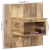 Szafka nocna, 50x27x50 cm, surowe drewno mango