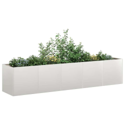 Doniczka 200x40x40 cm Stal nierdzewna
