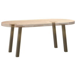 Nogi do stolika kawowego, 4 szt., naturalna stal, 30 cm, stal