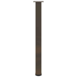Nogi do stolika kawowego, 4 szt., naturalna stal, 100-102 cm