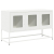 Szafka RTV, biała, 100,5x39x60,5 cm, stal walcowana na zimno