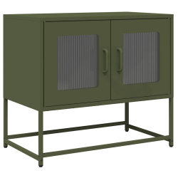 Szafka RTV, oliwkowa, 68x39x60,5 cm, stal walcowana na zimno