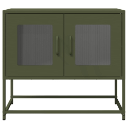 Szafka RTV, oliwkowa, 68x39x60,5 cm, stal walcowana na zimno