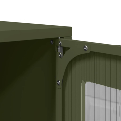 Szafka RTV, oliwkowa, 68x39x60,5 cm, stal walcowana na zimno