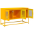 Szafka RTV, musztardowa, 100,5x39x60,5 cm, stal walcowana