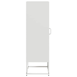 Komoda biała 36x39x123 cm Stal walcowana na zimno