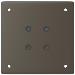 Nogi do stolika kawowego, 4 szt., naturalna stal, 42-44cm, stal
