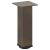 Nogi do stolika kawowego, 4 szt., naturalna stal, 42-44cm, stal