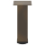 Nogi do stolika kawowego, 4 szt., naturalna stal, 42-44cm, stal
