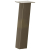 Nogi do stolika kawowego, 4 szt., naturalna stal, 30 cm, stal