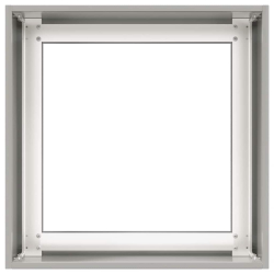 Doniczka 40x40x40 cm Stal nierdzewna