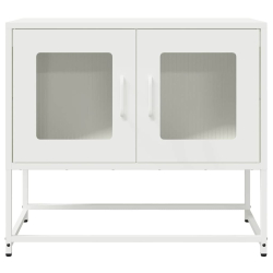 Szafka RTV, biała, 68x39x60,5 cm, stal walcowana na zimno
