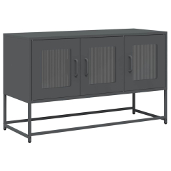 Szafka RTV, antracyt, 100,5x39x60,5 cm, stal walcowana na zimno