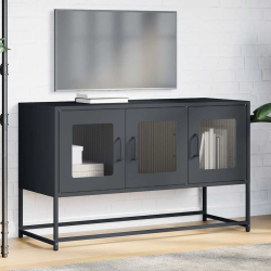 Szafka RTV, antracyt, 100,5x39x60,5 cm, stal walcowana na zimno