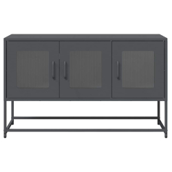 Szafka RTV, antracyt, 100,5x39x60,5 cm, stal walcowana na zimno