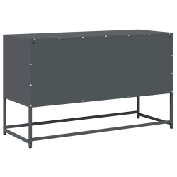 Szafka RTV, antracyt, 100,5x39x60,5 cm, stal walcowana na zimno