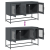 Szafka RTV, antracyt, 100,5x39x60,5 cm, stal walcowana na zimno