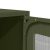 Szafka RTV, oliwkowa, 100,5x39x60,5 cm, stal walcowana na zimno