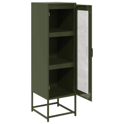 Szafka, oliwkowa, 36x39x123 cm, stal walcowana na zimno