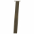 Nogi do stolika kawowego, 4 szt., naturalna stal, 72 cm, stal
