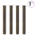 Nogi do stolika kawowego, 4 szt., naturalna stal, 90-92cm, stal
