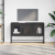 Szafka RTV, czarna, 100,5x39x60,5 cm, stal walcowana na zimno