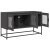 Szafka RTV, czarna, 100,5x39x60,5 cm, stal walcowana na zimno