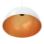 Lampy wiszące 2 szt. Regulowana wysokość E27 Biały Ø30 cm Metal