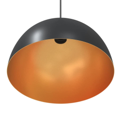Lampy wiszące 2 szt. Regulowana wysokość E27 Czarny Metal