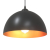 Lampy wiszące 2 szt. Regulowana wysokość E27 Czarny Metal