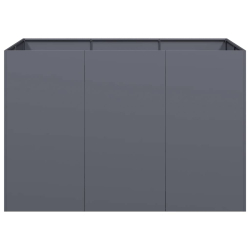 Doniczka Antracyt 120x80x80 cm Stal
