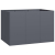 Doniczka Antracyt 120x80x80 cm Stal