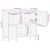 Komoda 80x33x75 cm Drewno lite Mango