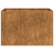 Doniczka Rusty 120x80x80 cm Stal nierdzewna