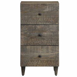 Komoda 40x33x75 cm Drewno lite Mango