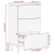 Komoda 40x33x75 cm Drewno lite Mango