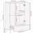 Komoda wysoka 60x33x110 cm Drewno lite Mango