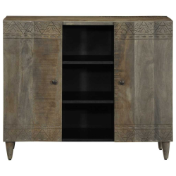 Komoda 90x33x75 cm Drewno lite Mango