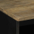Szafka pod telewizor, czarna, 80x33x46 cm, lite drewno mango