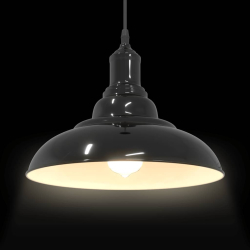 Lampa wisząca z regulacją wysokości E27 połysk ciemnoniebieski