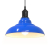 Lampa wisząca z regulacją wysokości E27 połysk ciemnoniebieski