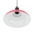 Lampa wisząca z regulacją wysokości E27 połysk czerwony metal