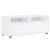 Szafka pod TV "VISNES" Biała 100x40x38 cm Drewno klejone