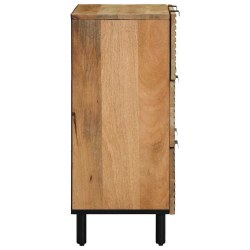 Komoda Brązowa 60x33x75 cm Drewno lite Mango
