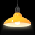 Lampa wisząca z regulacją wysokości E27 połysk żółty metal