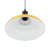 Lampa wisząca z regulacją wysokości E27 połysk żółty metal